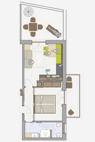 Floor plan of the apartment 3